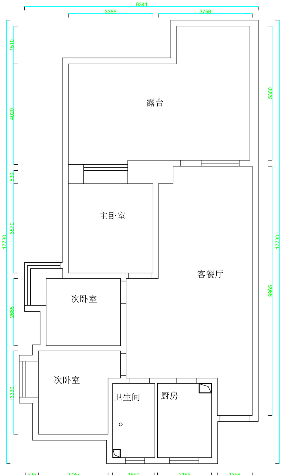 上善芷菱苑原始結(jié)構(gòu)